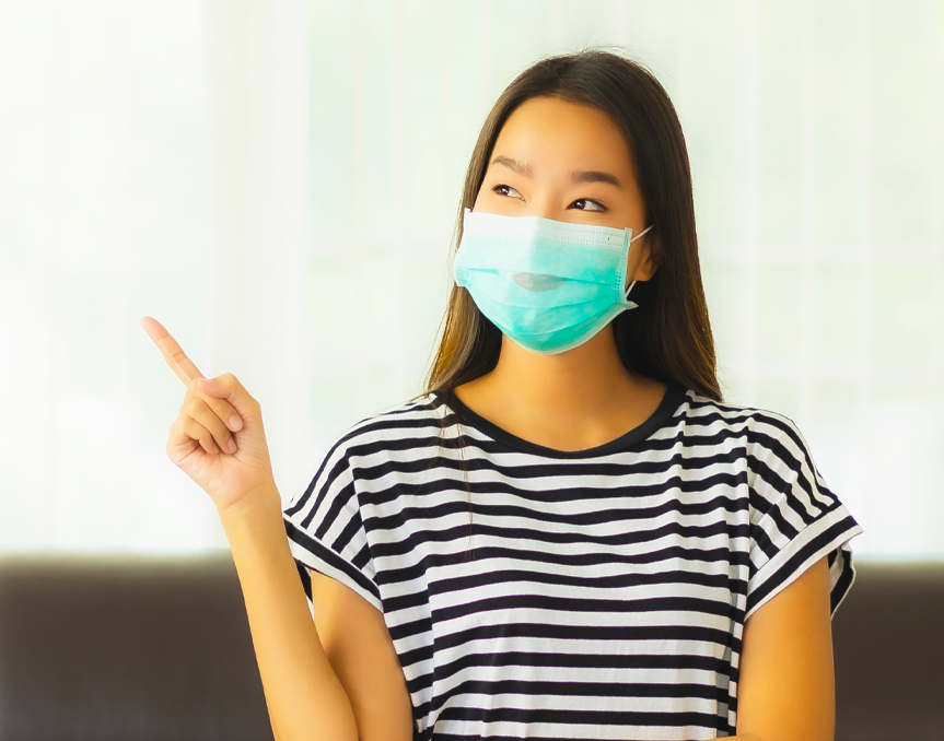 สิวจากการใส่ Mask หน้ากากอนามัย